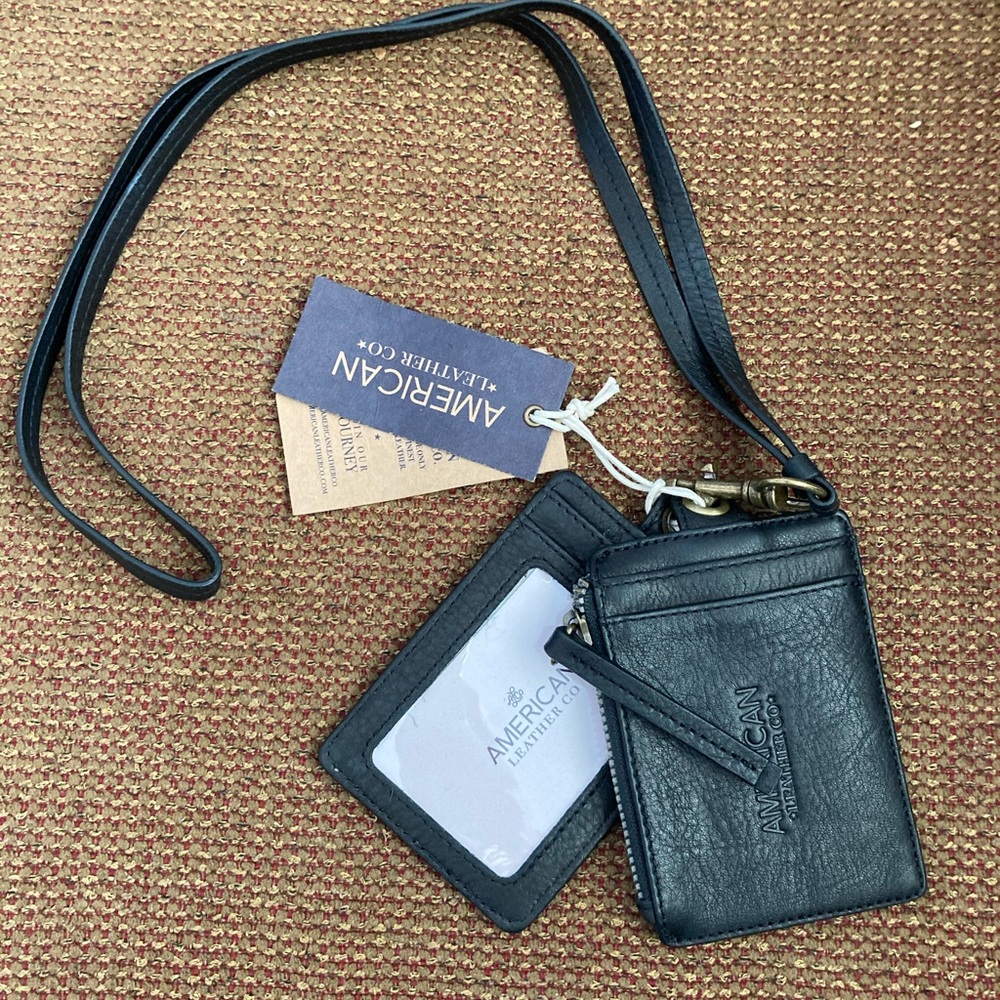 American Leather Co. Clarice Multi-Wallet Lanyard